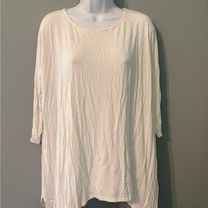 Chic Women's Cream Tunic Top